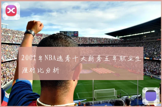 2001年NBA选秀十大新秀五年职业生涯对比分析